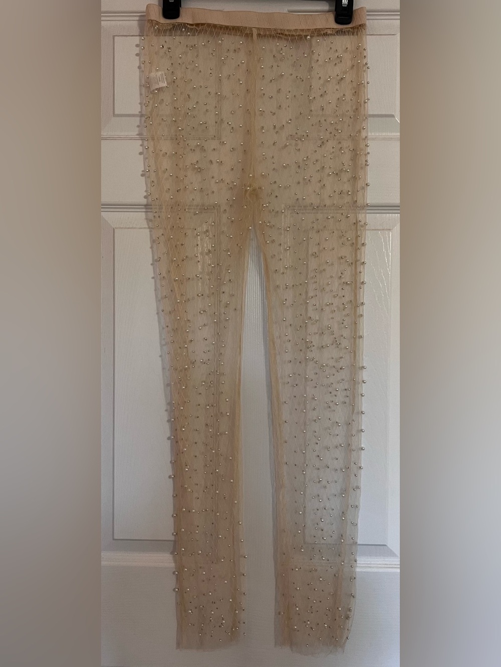 ✨ STUNNING Pearl Encrusted Mesh Pants ✨